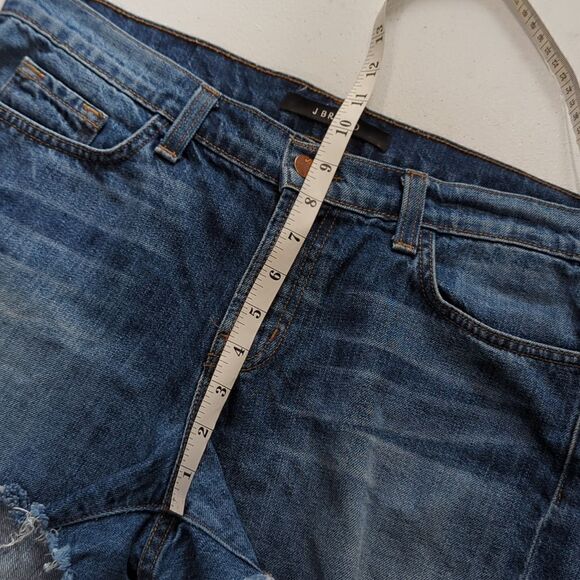 J Brand Shorts Womens 28 Blue The Cut Off Short Clear View 3" Inseam - Picture 8 of 10